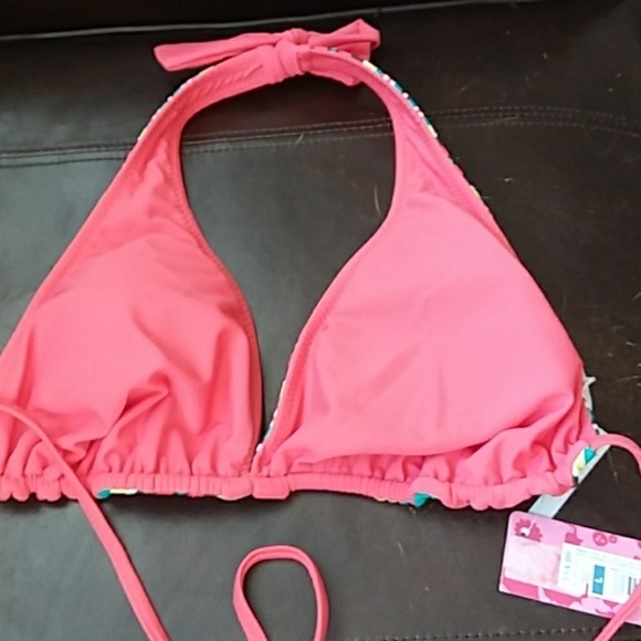 Xhilaration triangle padded reversible bikini top - Picture 2 of 6